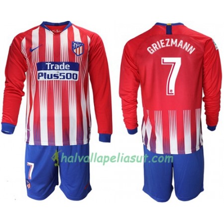 Jalkapallo Pelipaidat Atlético Madrid Griezmann 7 Lasten Kotipaita 2018-2019 Pitkähihainen